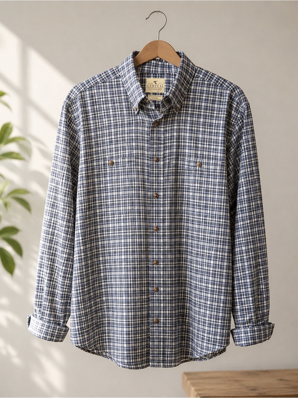 Genteal Mens Performance Flannel Size L